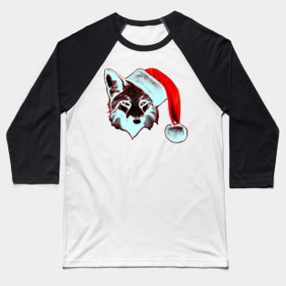 Glowing Christmas Fox Baseball T-Shirt